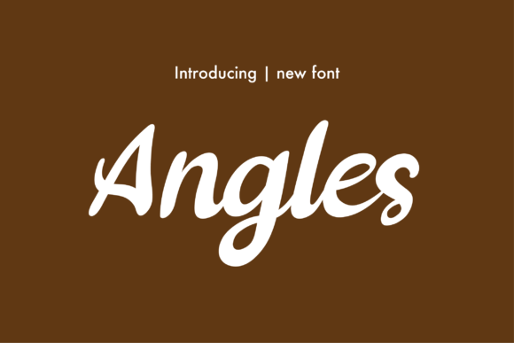 Angles: A Handwritten Font for Editorial Elegance