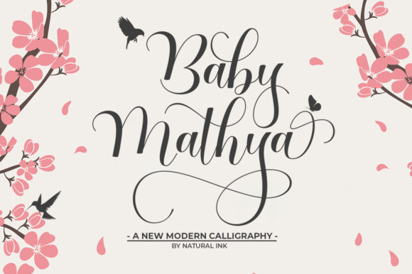 Baby Mathya Font Review: A Handwritten Typeface for Creative Branding