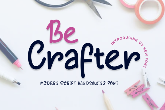 Be Crafter: A Handwritten Typeface for Editorial Design