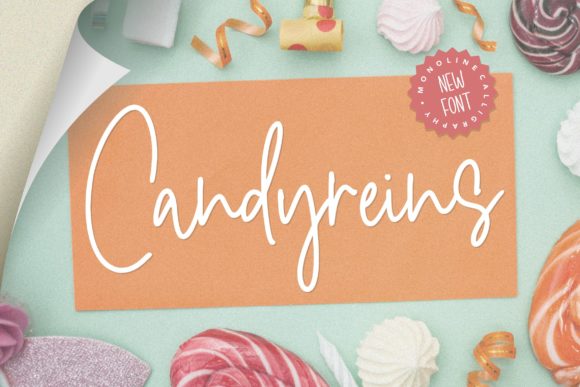 Candyreins: A Playful Script Font for Creative Projects