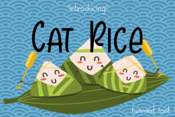 Cat Rice Font: A Versatile Handwritten Typeface for Campaign Design