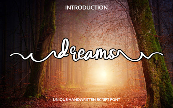 Dreams Font: A Handwritten Typeface for Modern Branding