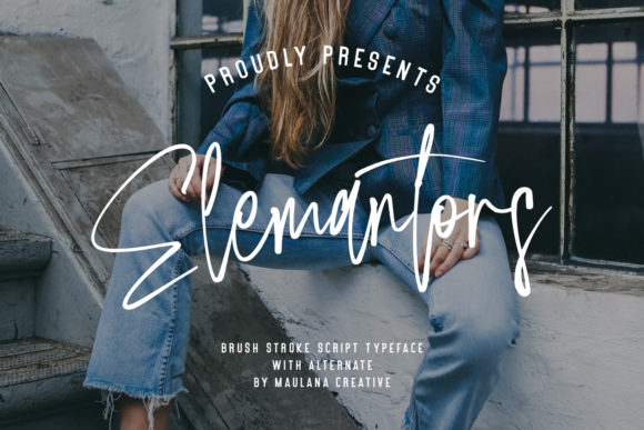 Elemantors: A Handwritten Font for Web Design