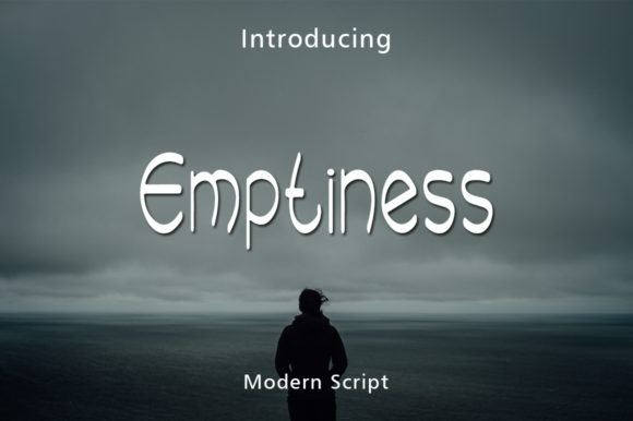Emptiness: A Script Font with Quiet Elegance