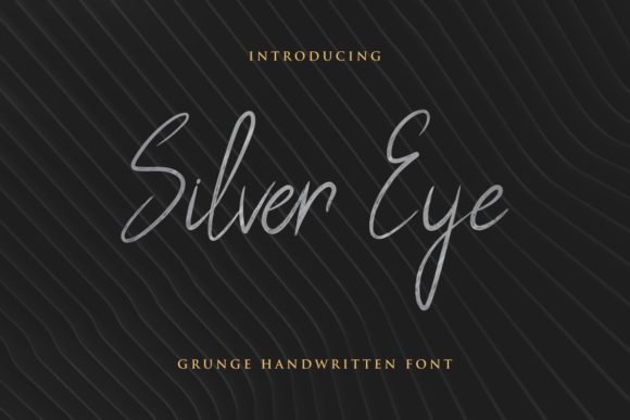 Enhance Brand Identity with the Silver Eye Typeface