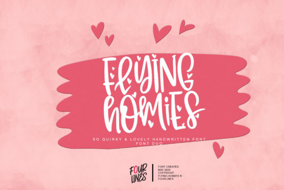 Flying Homies: A Script Font with Personality