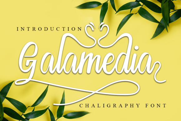 Galamedia Font: A Handwritten Typeface for Modern Web Design