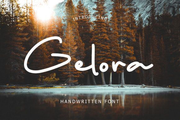 Gelora: A Modern Handwritten Font for Editorial Design