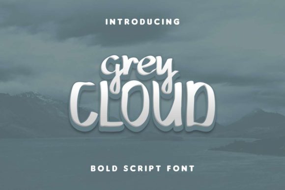Grey Cloud Font: A Modern Handwritten Typeface for Web Design