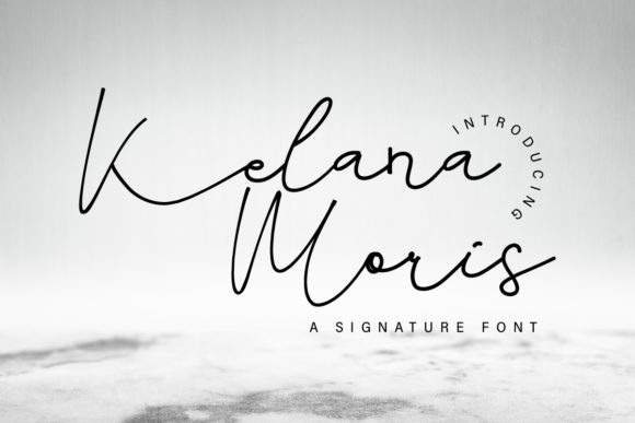 Kelana Moris: A Handwritten Typeface for Editorial Elegance