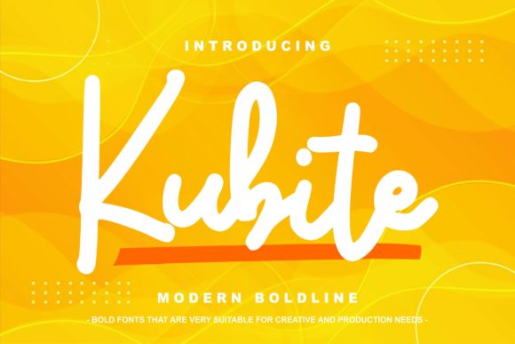 Kubite Font: A Playful Typeface for Modern Web Design