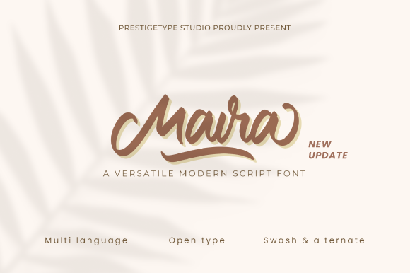 Maira Typeface: A Script Font That Elevates Web Design