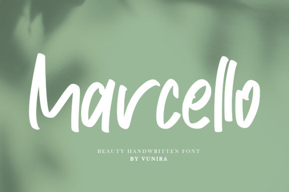 Marcello: A Handwritten Font That Feels Like a Friendly Conversation