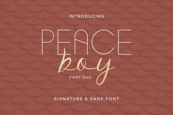Peace Boy Typeface: A Simple Way to Elevate Your Brand