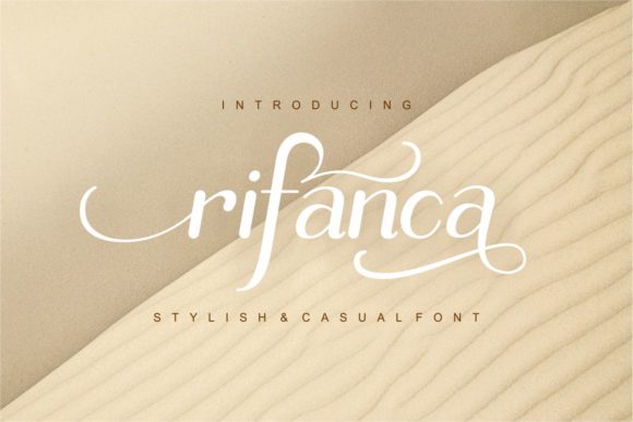 Rifanca Font: Elevate Your Brand with Handwritten Elegance