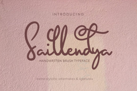 Saillendya Font Review: A Handwritten Typeface That Elevates Brand Design
