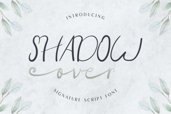 Shadow Over: A Premium Handwritten Font for Polished Branding