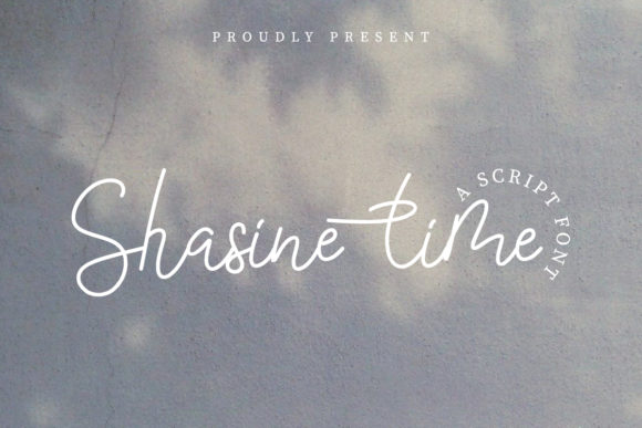 Shasine Time: A Handwritten Font That Elevates Brand Content
