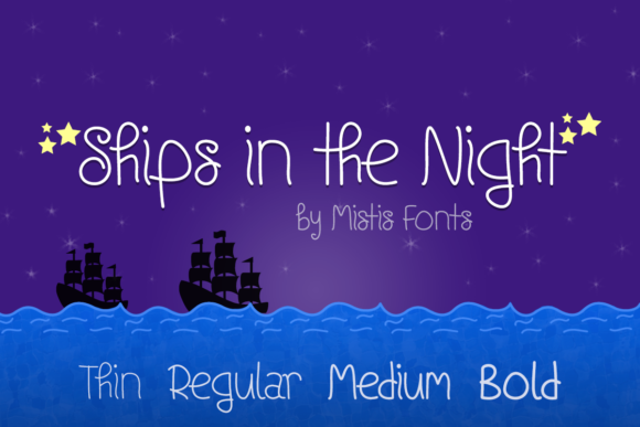 Ships in the Night: A Whimsical Typeface for Editorial Magic