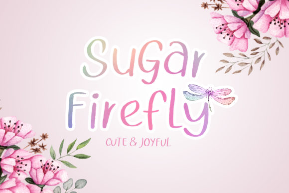 Sugar Firefly Font: A Handwritten Typeface for Authentic Branding